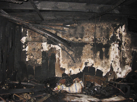 Fotografie Schwarzes Inferno