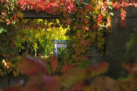 Herbststimmung auf dem Friedhof