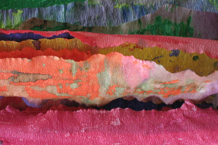 Fotografie Papierlandschaft